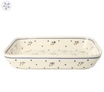 Półmisek do zapiekania 19,5 x 25,5 cm Bolesławiec GU370DEK111