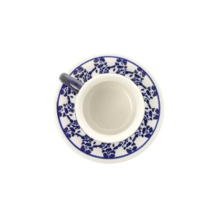Filiżanka i spodek do podwójnego espresso V 0,07 L Bolesławiec GU1121DEK1149