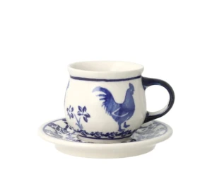 Filiżanka i spodek do podwójnego espresso V 0,07 L Bolesławiec GU1121DEK1149