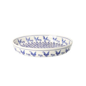 Półmisek do zapiekania 22,0 x 31,0 cm Bolesławiec GU350DEK1149