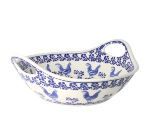 Bowl 24,5 x 22,3 cm GU1813DEK1149 Bolesławiec Pottery