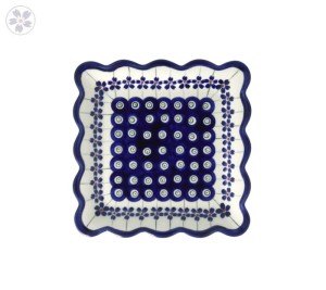 Talerz kwadratowy falbanka dł. 16,4 cm GU1610DEK166A