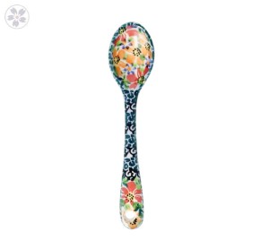 Łyżeczka dł. 16 cm Pomarańczowe kwiaty Galia
