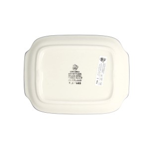 Maselnica Ceramika Artystyczna Bolesławiec kostka masła M295 dek2812X