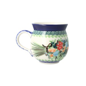 Kubek czeski V 0,35 L Ceramika Artystyczna Bolesławiec K070 dekU3195