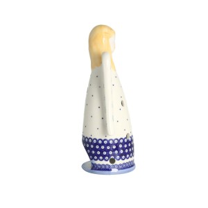 Lampion anioł wys. 19.5 cm Kropki Galia
