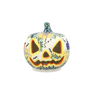 Lampion dynia Halloween wys. 10,5 cm Czarownica Galia