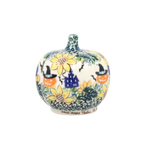 Lampion dynia Halloween wys. 10,5 cm Czarownica Galia