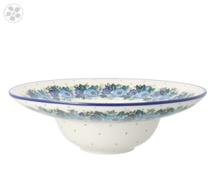 Talerz do makaronu 25cm h7,8cm Ceramika Artystyczna Bolesławiec D86 dek2839X