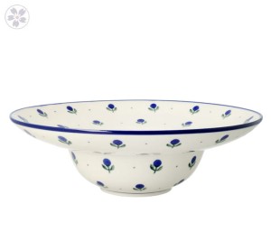 Talerz do makaronu 25cm h7,8cm Ceramika Artystyczna Bolesławiec D86 dek135X