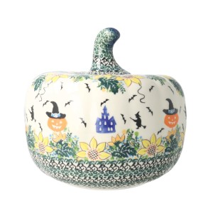 Lampion dynia wys. 21 cm Halloween Czarownica Galia Bolesławiec