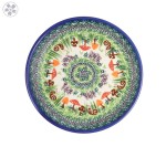 Plate ø 19,0 cm Grzybki Bolesławiec Pottery Galia