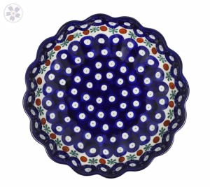 Miska falbanka Ø 19,5 cm Ceramika Artystyczna Bolesławiec M249 dek70X 