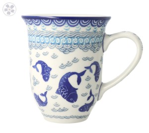 Kubek  Latte V 0,45 L Ceramika Artystyczna Bolesławiec K826 dek2372X