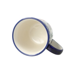 Kubek klasyczny Ceramika Bolesławiec h 9,7 cm V 0,35 L GU1105 DEK1408A Syrenka