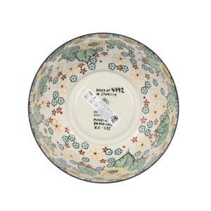 Miska do sałatek V 1 L Ceramika Artystyczna Bolesławiec M057 dekU4742