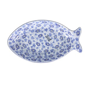 Półmisek ryba dł. 33,5 cm Ceramika Artystyczna Bolesławiec E23 dek2999X