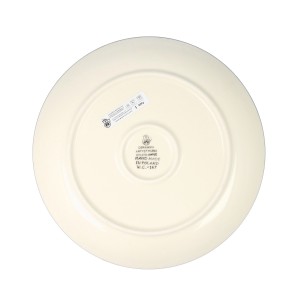 Talerz Ceramika Artystyczna Bolesławiec płaski obiadowy Ø 24 cm T266 dek2638X