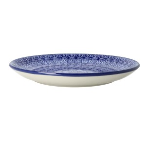 Talerz Ceramika Artystyczna Bolesławiec płaski obiadowy Ø 24 cm T266 dek0884X