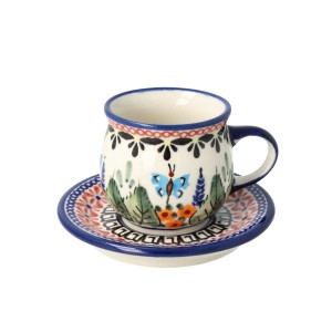 Filiżanka i spodek do podwójnego espresso V 0,07 L GU1121DEK149Art