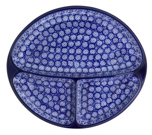 Talerz dzielony Ceramika Artystyczna Bolesławiec 485 dek884X