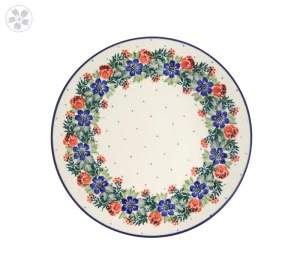 Talerz Ceramika Artystyczna Bolesławiec tost Ø 21,5 cm C23 dek1535X