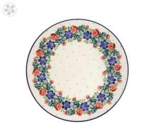 Talerz Ceramika Artystyczna Bolesławiec tost Ø 21,5 cm C23 dek1535X