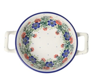 Miska fondue Ceramika Artystyczna Bolesławiec C61 dek1535X