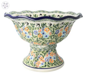 Owocarka wys. 17,0 cm GU1722DEKDU182 Ceramika Bolesławiec