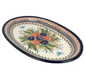 Półmisek dł. 35,4 cm Bolesławiec GU1265DEK149Art