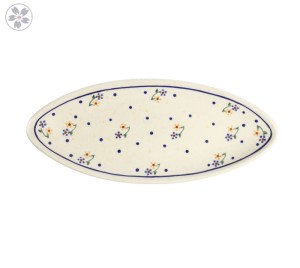 Półmisek łódka dł. 25 cm GU2027DEK111 Ceramika Bolesławiec