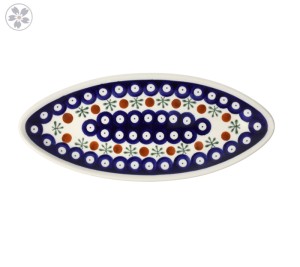 Półmisek łódka dł. 25 cm GU2027DEK41 Ceramika Bolesławiec