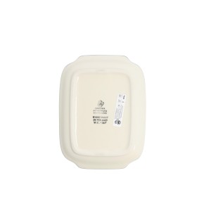 Maselnica Ceramika Artystyczna Bolesławiec kostka masła M295 dek2638X