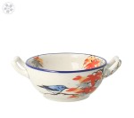 Bowl fondue C61 dekU5074 Bolesławiec Pottery