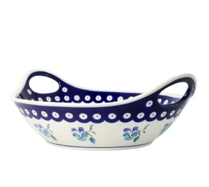 Bowl 24,5x22,3 cm GU1813DEK890 Bolesławiec Pottery