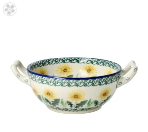 Miska fondue Ceramika Artystyczna Bolesławiec C61 dek2638X