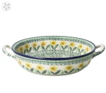 Rondel Ø 23 cm Ceramika Artystyczna Bolesławiec C39 dek2638X