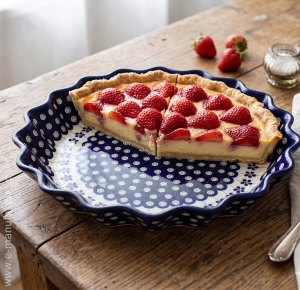 Taca tarta ø 32,4 cm Bolesławiec GU1332DEK166A