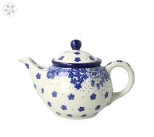 Czajnik Ceramika Artystyczna Bolesławiec do herbaty Sitko V 0,9 L E22 dek1975X