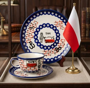 CERAMIKA BOLESŁAWIEC Zestaw Na prezent lux DEKDUOK171