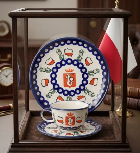 CERAMIKA BOLESŁAWIEC Zestaw Na prezent DeLux DEK1408A