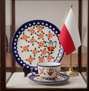CERAMIKA BOLESŁAWIEC Zestaw Na prezent DeLux DEK1379A