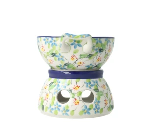 Komplet do fondue C62 Ceramika Artystyczna Bolesławiec dekU4902
