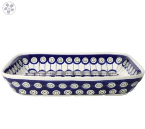 Półmisek do zapiekania 19,5x25,5 cm Bolesławiec GU370DEK8