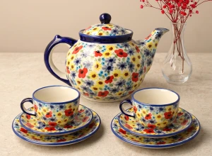 Mini set cafe AS62 Bolesławiec Pottery Manufaktura