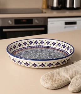 Półmisek do zapiekania 22,0 x 31,0 cm Bolesławiec GU350DEKDU60