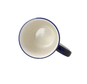 Kubek kwiat lotosu Ceramika Bolesławiec h 9,7 cm V 0,35 L GU1105 DEKDU60