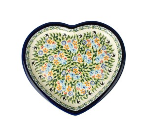 Talerz serce 27,4 X 25,0 CM Bolesławiec GU1254DEKDU182