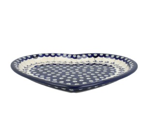 Talerz serce 27,4 X 25,0 CM Bolesławiec GU1254DEK166A