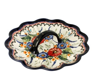Talerz jajeczny ø 24,0 cm Bolesławiec GU1559DEK149Art